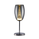 Nebula Glass LED Table Lamp 5W 3000K - Black