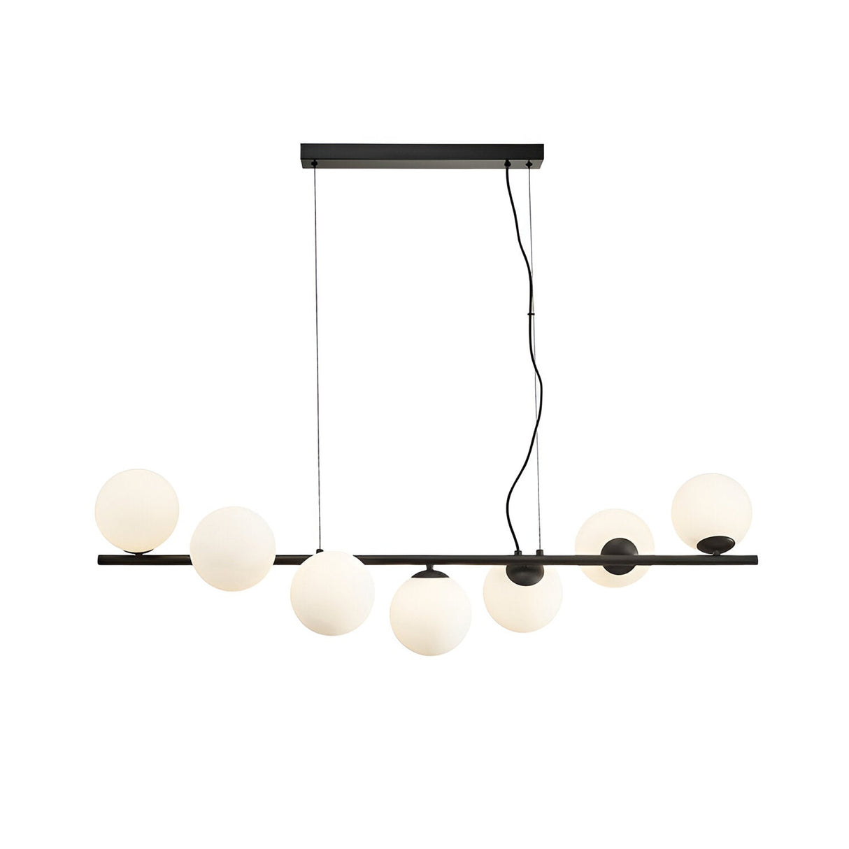 Inoa 7 Light Linear Suspension - Black/White