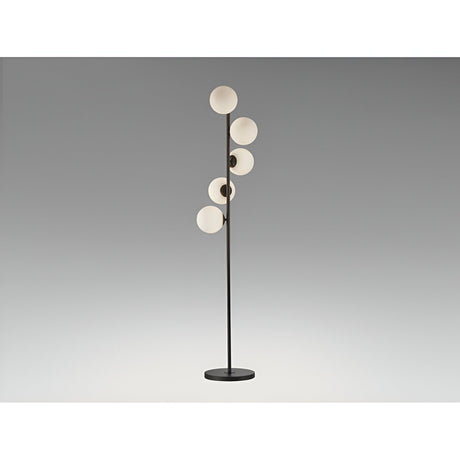 Inoa Glass Floor Lamp - Black/Opal