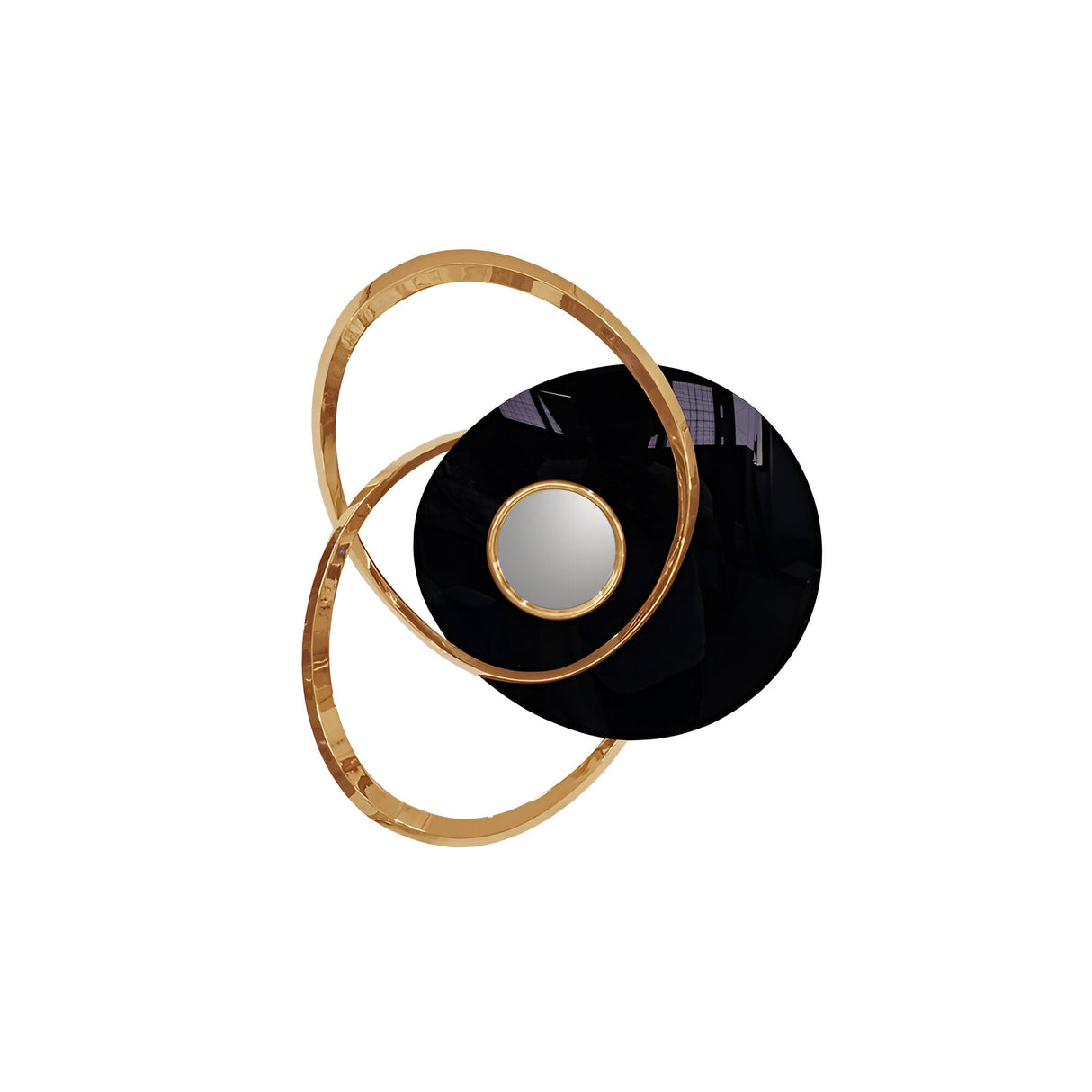Trio Black & Rose Gold Stainless Steel Wall Art - 83x73cm