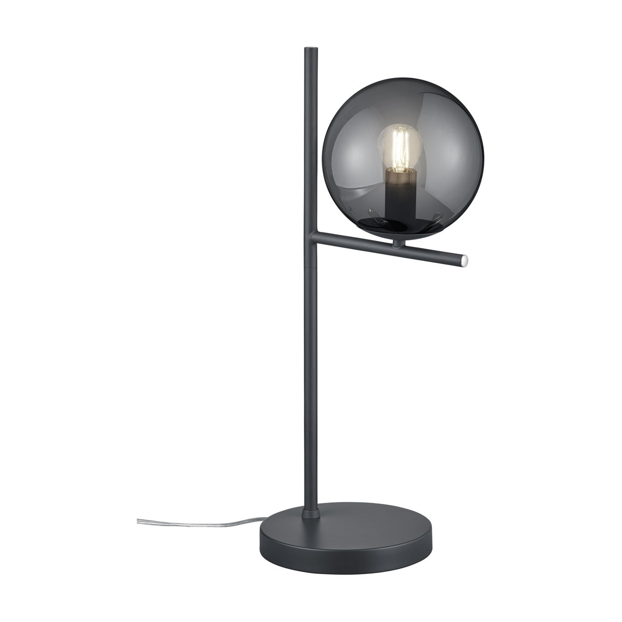Pure Glass Table Lamp – Anthracite