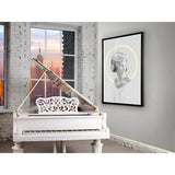 Busto Blanco Monochrome LED Painting – 80x120cm