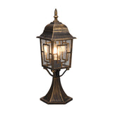 Volturno Lantern 47cm Outdoor Lamp Post – Antique Rust