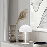 Nola Dome 30cm Table Lamp – Matt White