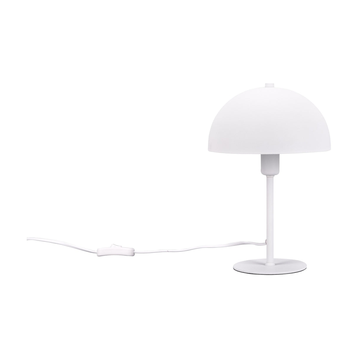 Nola Dome 30cm Table Lamp – Matt White