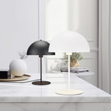 Nola Dome 30cm Table Lamp – Black & Bronze