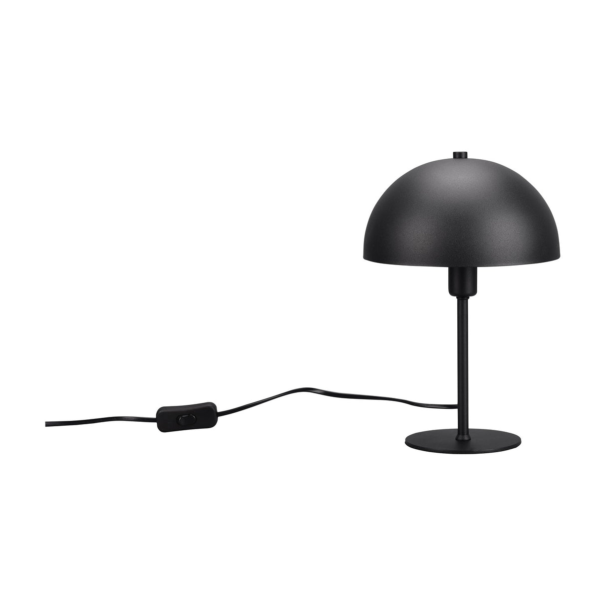 Nola Dome 30cm Table Lamp – Black & Bronze