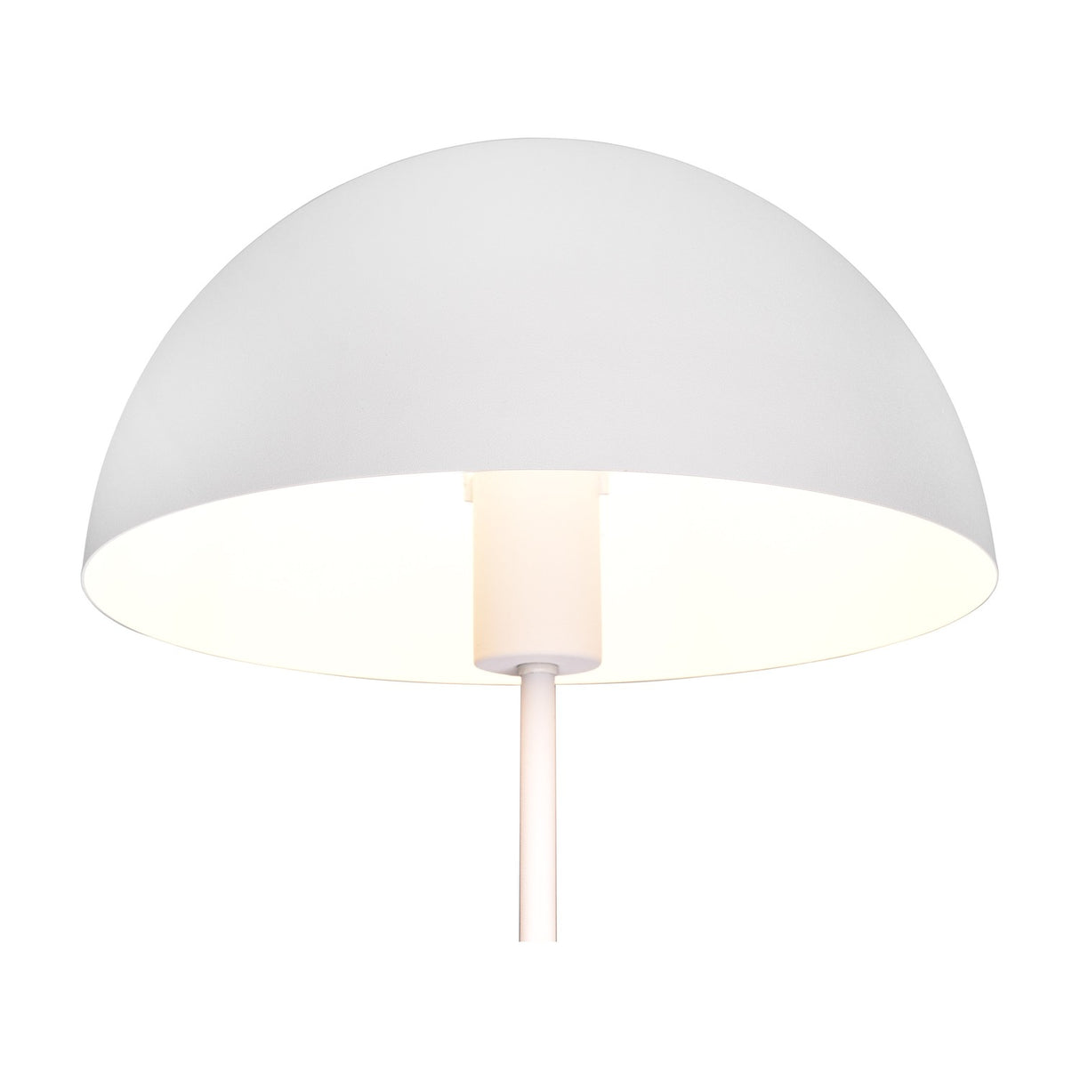Nola Dome 45cm Table Lamp – Matt White