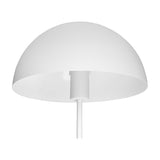 Nola Dome 45cm Table Lamp – Matt White