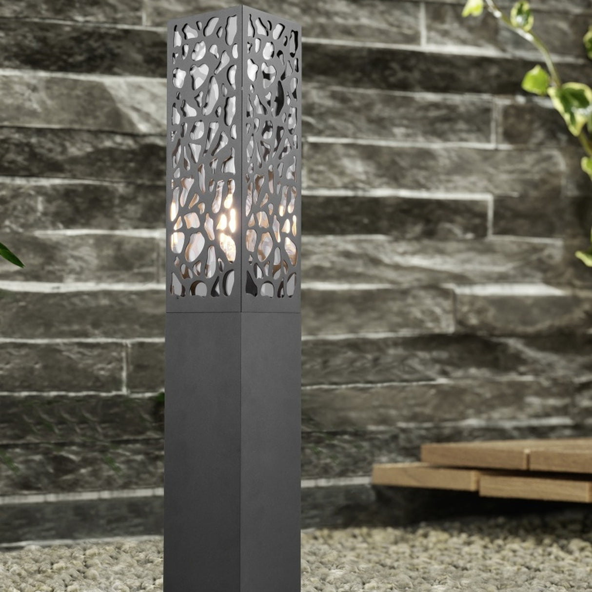 Cooper 60cm Outdoor Lamp Post – Anthracite