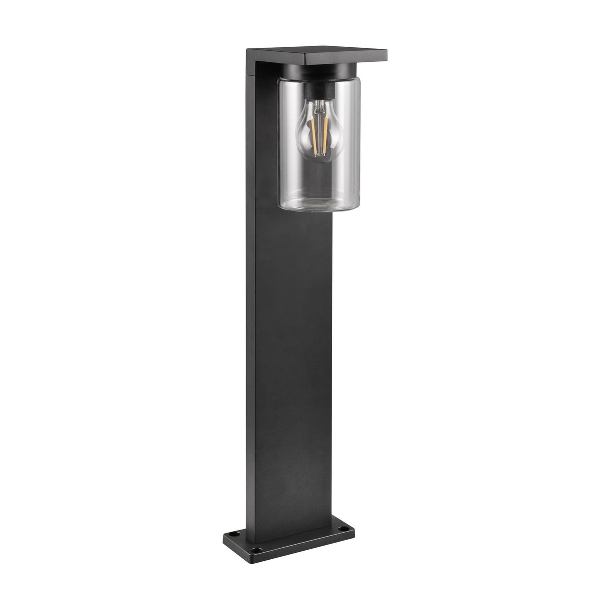 Ardila Lantern 65cm Outdoor Lamp Post – Matt Black