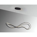 Danza Dimmable LED Suspension Light 75W 3000K - Black