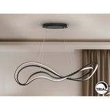 Danza Dimmable LED Suspension Light 75W 3000K - Black