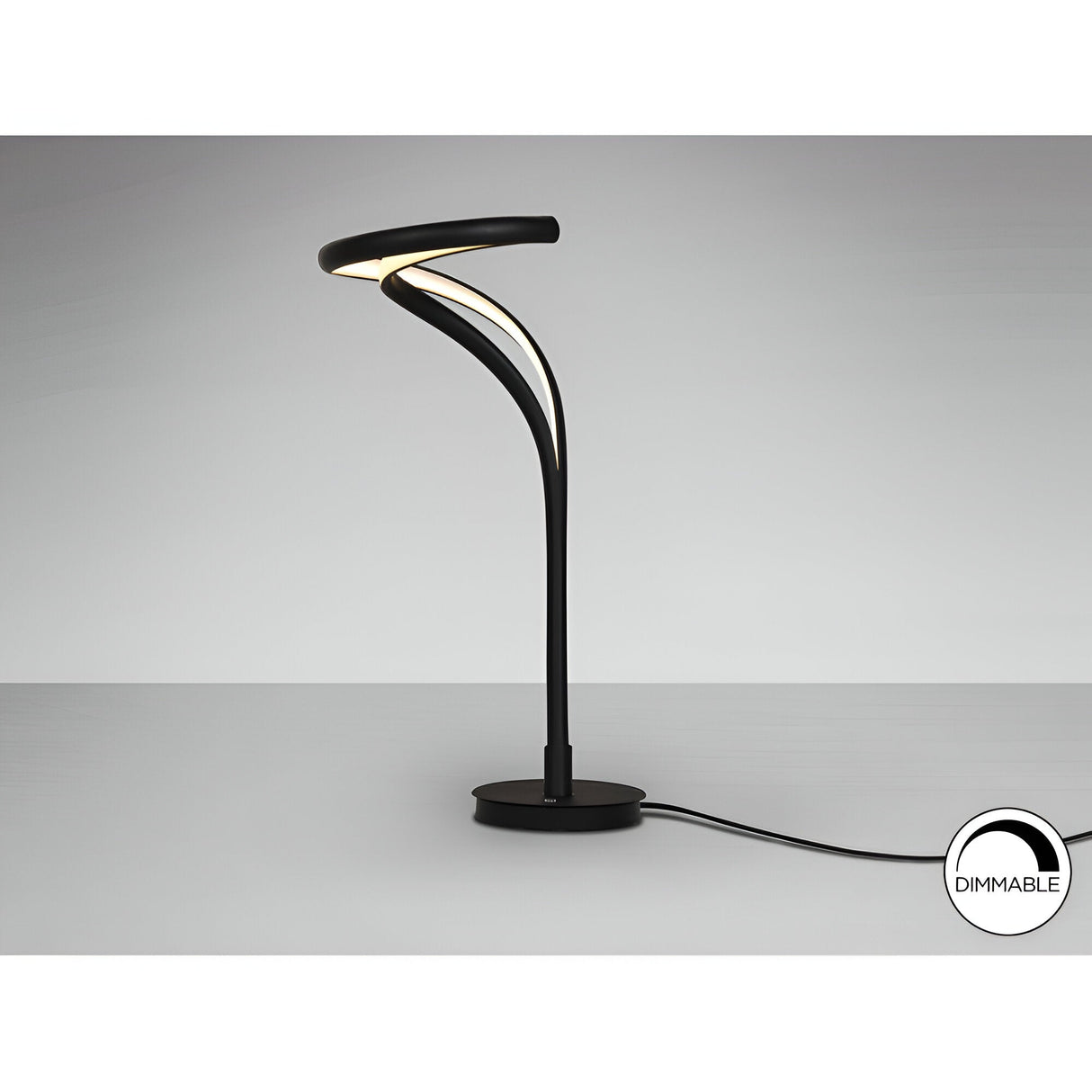 Danza LED Large Table Lamp 21W 3000W - Black