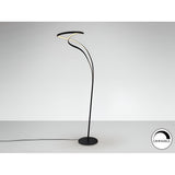 Danza Dimmable LED Floor Lamp 39W 3000K - Black