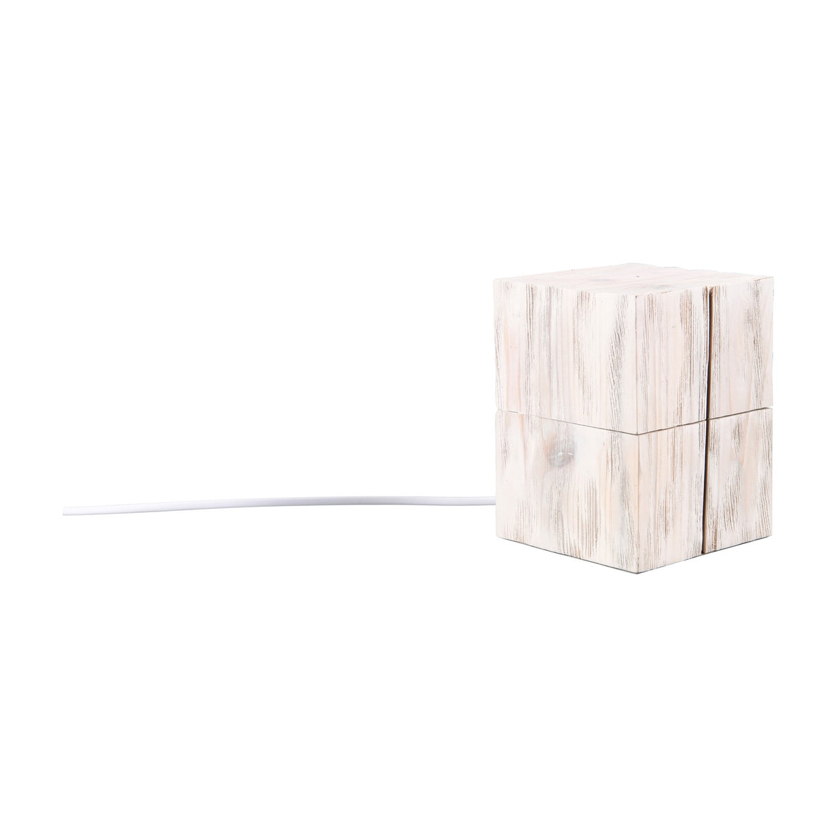 Treasure LED Wooden Table Lamp – White