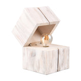 Treasure LED Wooden Table Lamp – White