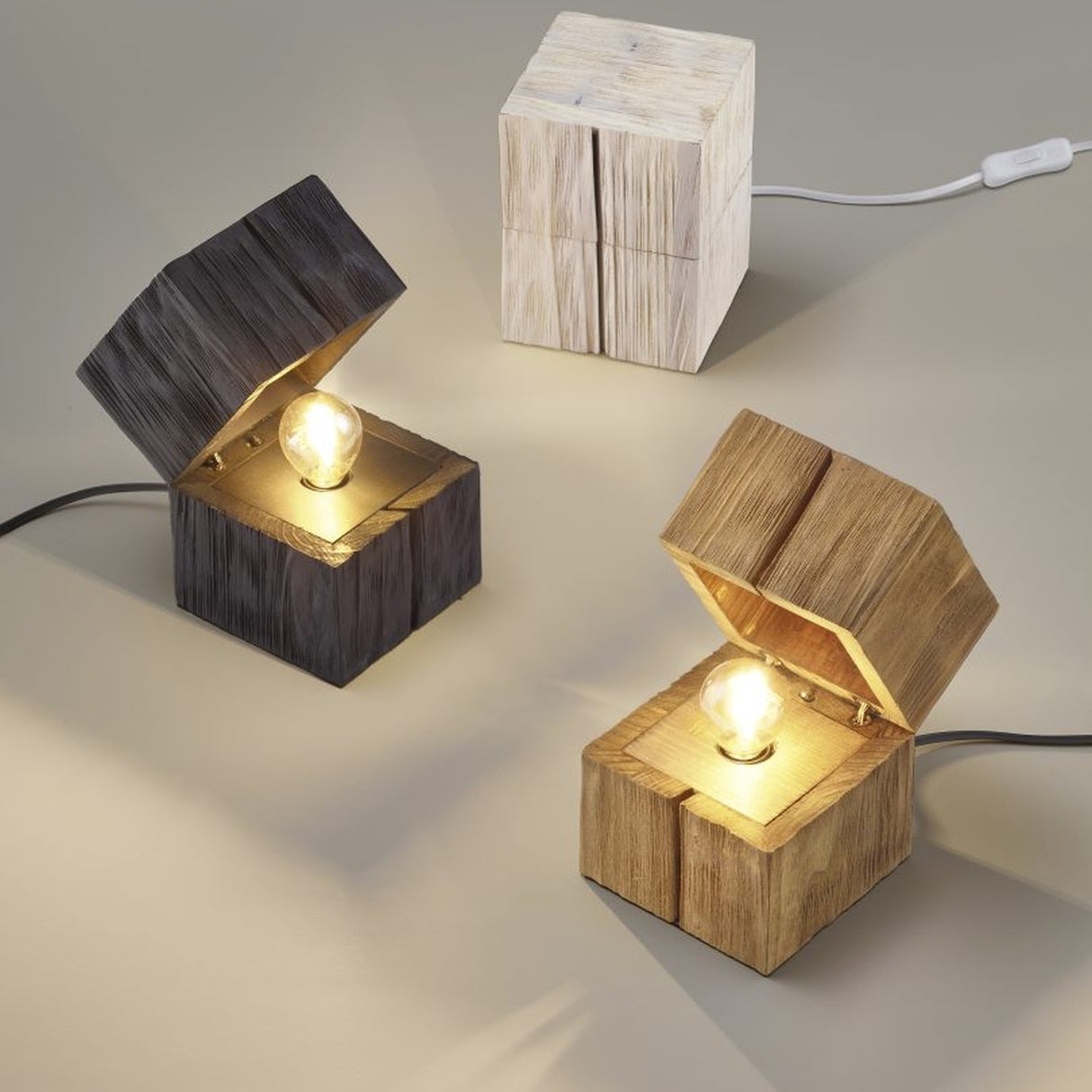 Treasure LED Wooden Table Lamp – Natural