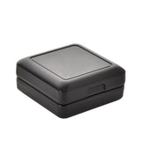 Quartz Plastic Travel Alarm Clock with Luminous Dial - Black