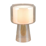 Rocka Glass Table Lamp – Amber