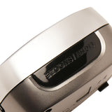 Cushion Silent Sweep Crescendo Plastic Alarm Clock - Silver