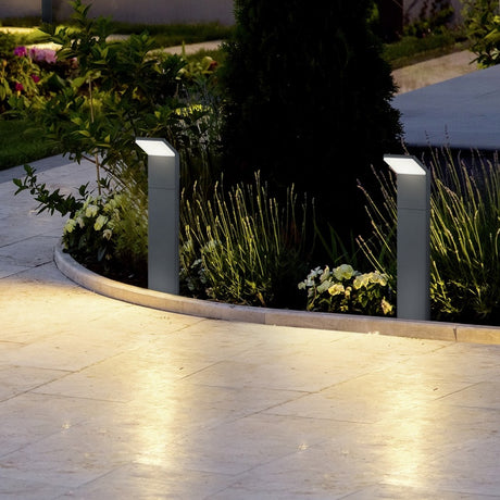 Pearl 50cm LED Outdoor Lamp Post – Anthracite