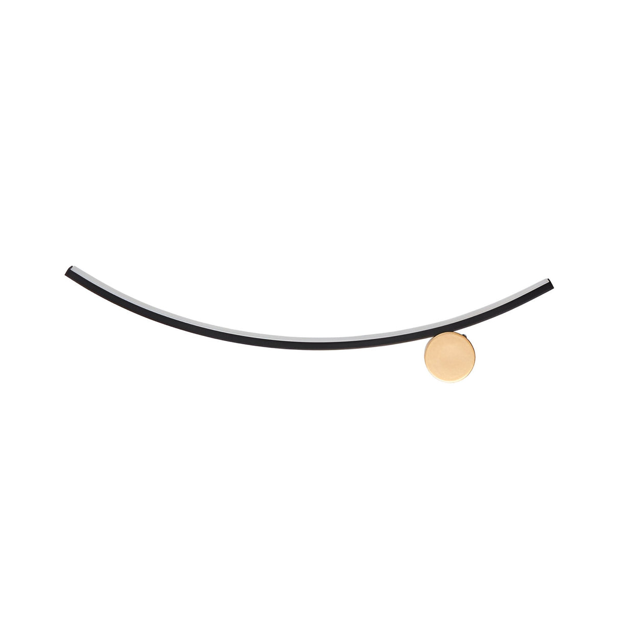 Smile LED Wall Light 8W 3000K - Black/Gold