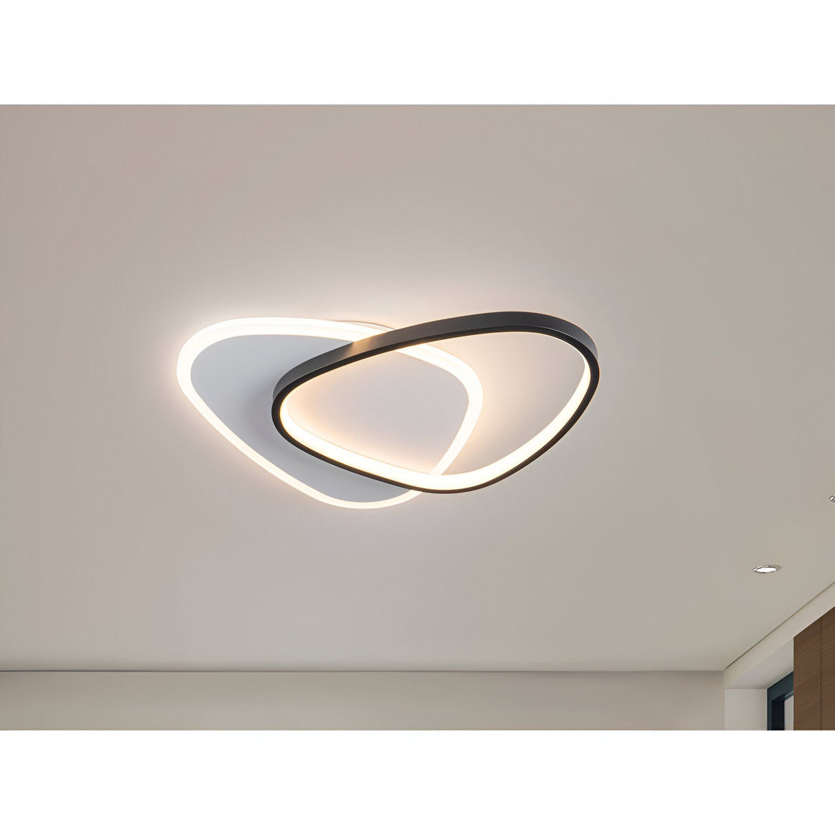 Romo LED Ceiling & Wall Light 28W 3000K - White/Black