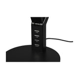 Ava LED USB Dome Table Lamp – Matt Black
