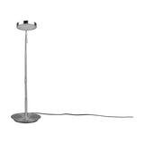 Monza LED White Table Lamp – Satin Nickel