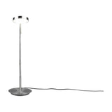 Monza LED White Table Lamp – Satin Nickel