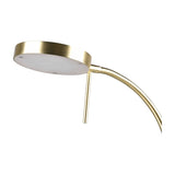 Monza LED Disc Table Lamp – Satin Brass