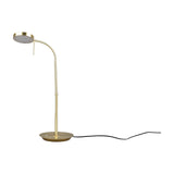 Monza LED Disc Table Lamp – Satin Brass