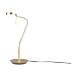 Monza LED Disc Table Lamp – Satin Brass