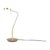 Monza LED Disc Table Lamp – Satin Brass