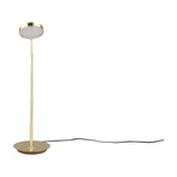 Monza LED Disc Table Lamp – Satin Brass
