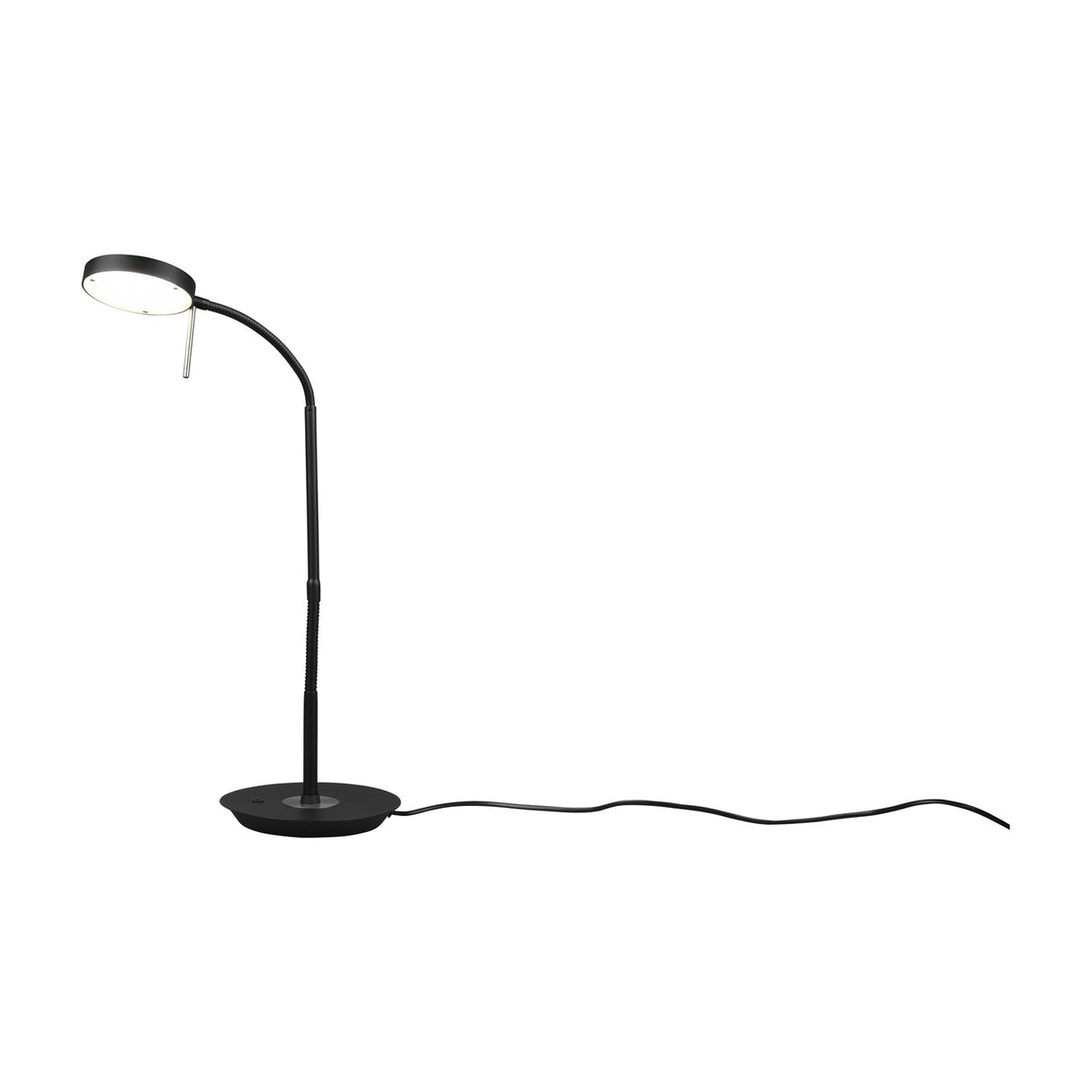 Monza LED Disc Table Lamp – Matt Black