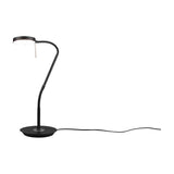 Monza LED Disc Table Lamp – Matt Black