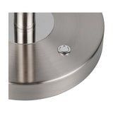 Monza LED Silver Table Lamp – Satin Nickel