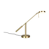 Monza LED Ring Table Lamp – Satin Brass