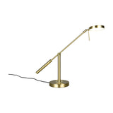 Monza LED Ring Table Lamp – Satin Brass