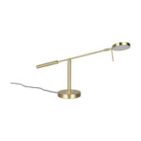 Monza LED Ring Table Lamp – Satin Brass