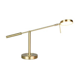 Monza LED Ring Table Lamp – Satin Brass