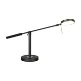 Monza LED Ring Table Lamp – Matt Black