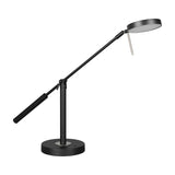 Monza LED Ring Table Lamp – Matt Black