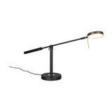 Monza LED Ring Table Lamp – Matt Black