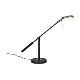 Monza LED Ring Table Lamp – Matt Black