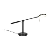Monza LED Ring Table Lamp – Matt Black
