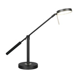 Monza LED Ring Table Lamp – Matt Black