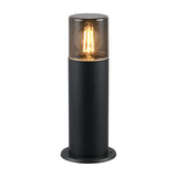 Hoosic 30cm Outdoor Lamp Post – Matt Black